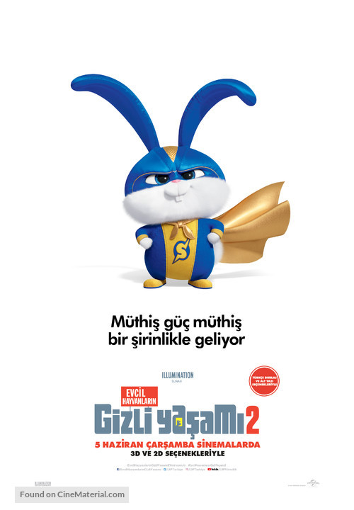 The Secret Life of Pets 2 - Turkish Movie Poster