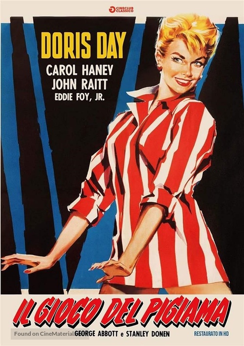 The Pajama Game - Italian DVD movie cover