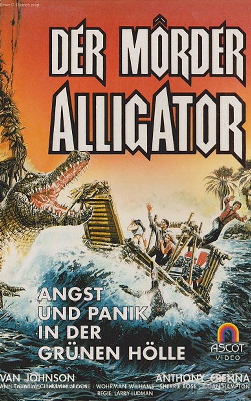 Killer Crocodile - German VHS movie cover