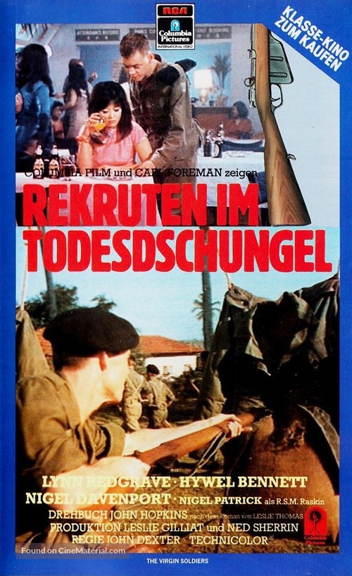 The Virgin Soldiers - German VHS movie cover