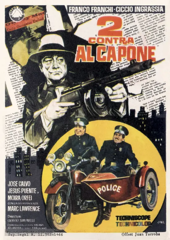 Due mafiosi contro Al Capone - Spanish Movie Poster