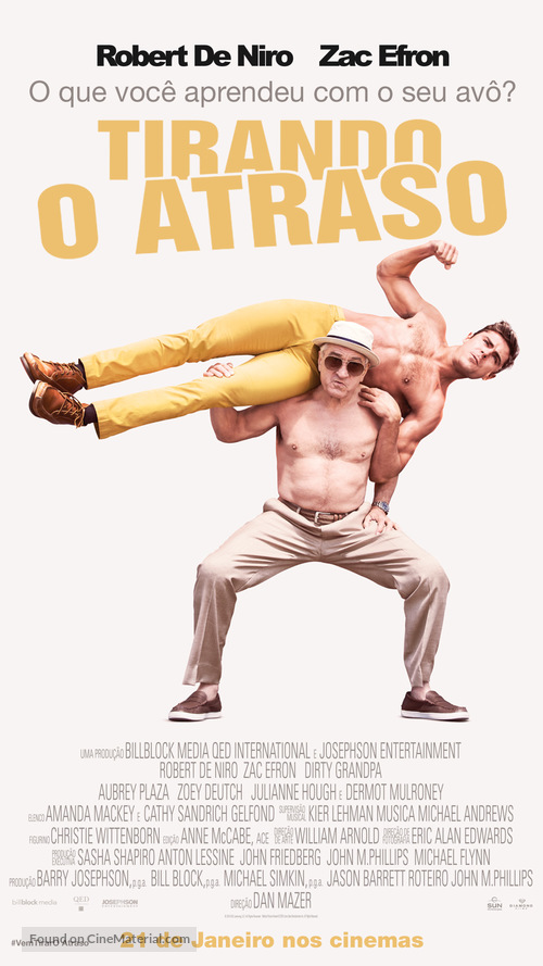 Dirty Grandpa - Brazilian Movie Poster