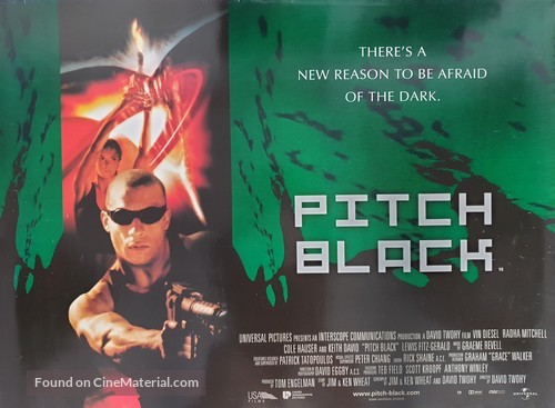 Pitch Black - British Movie Poster