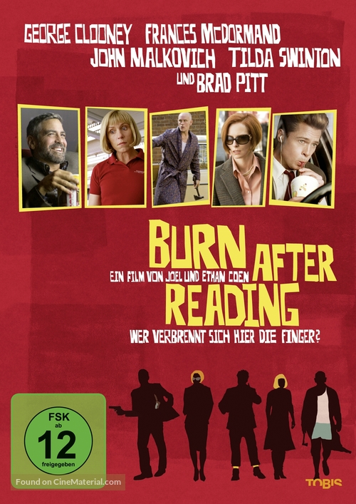 Burn After Reading - German Movie Cover