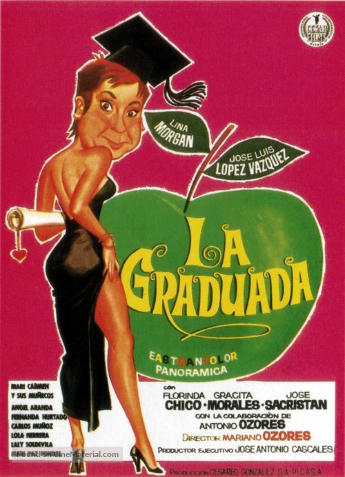 La graduada - Spanish Movie Poster