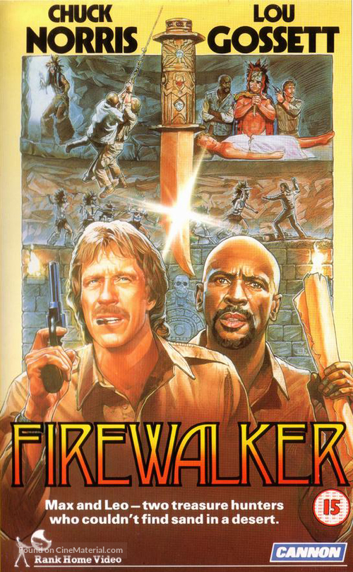 Firewalker - British VHS movie cover