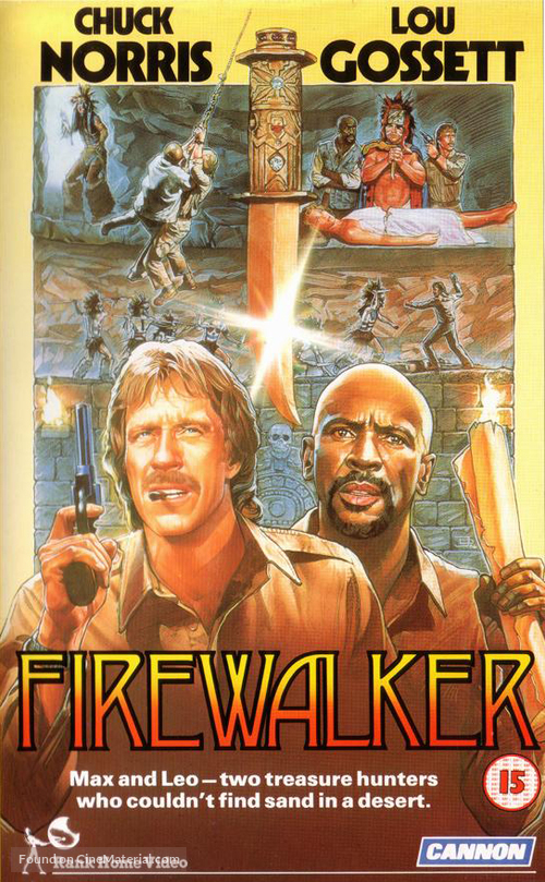 Firewalker - British VHS movie cover