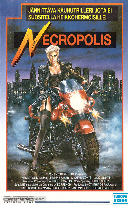 Necropolis - Finnish VHS movie cover