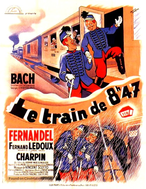 Le train de huit heures quarante-sept - French Movie Poster