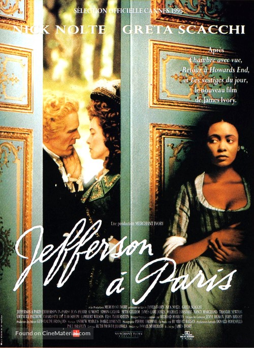 Jefferson in Paris - French Movie Poster