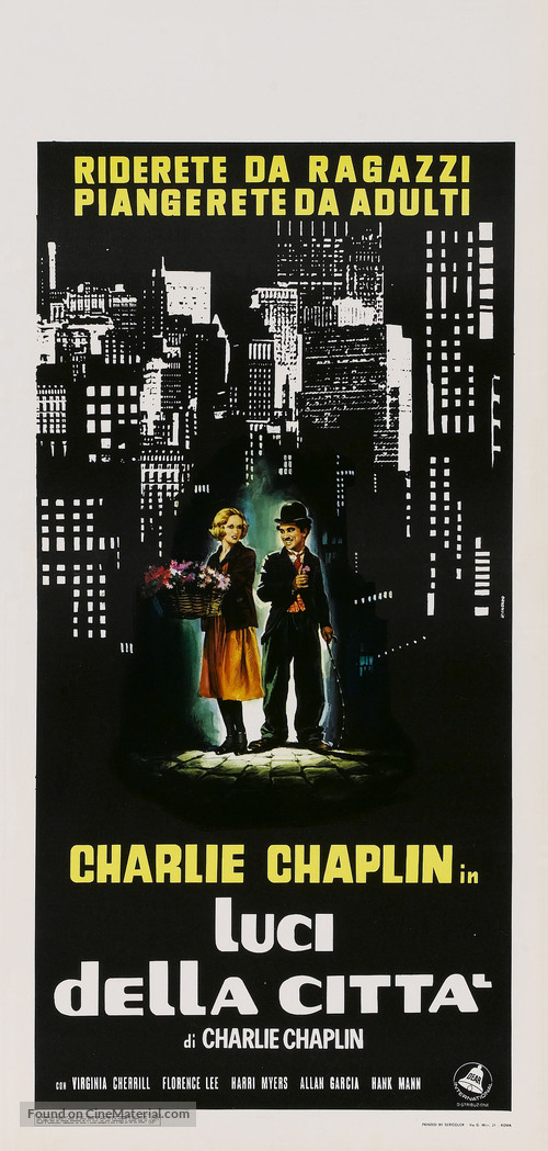 City Lights - Italian Re-release movie poster