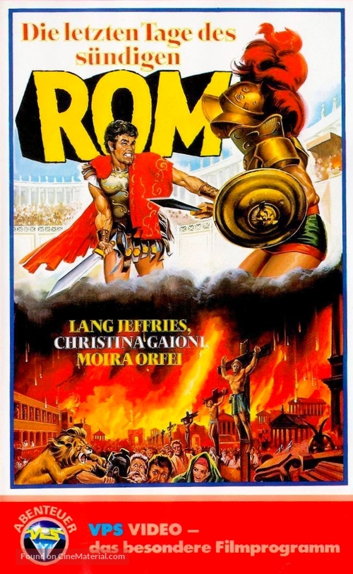 L&#039;incendio di Roma - German Movie Cover