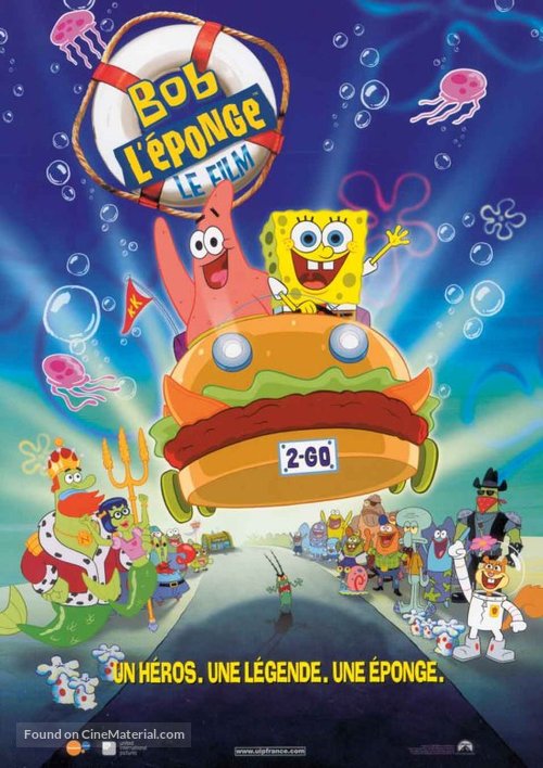 Spongebob Squarepants - French Movie Poster