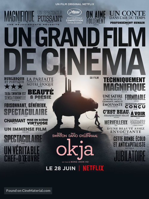 Okja - French Movie Poster