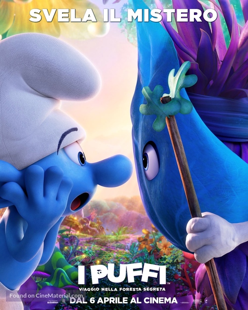 Smurfs: The Lost Village - Italian Movie Poster