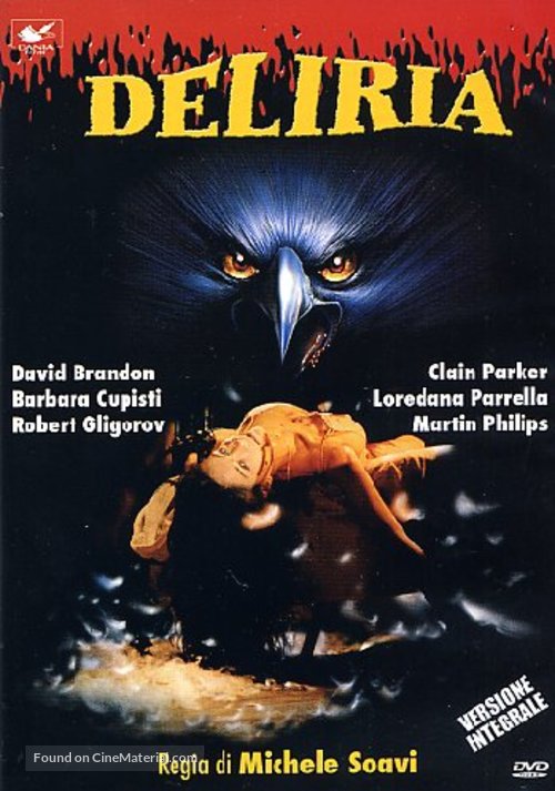 Deliria - Italian DVD movie cover