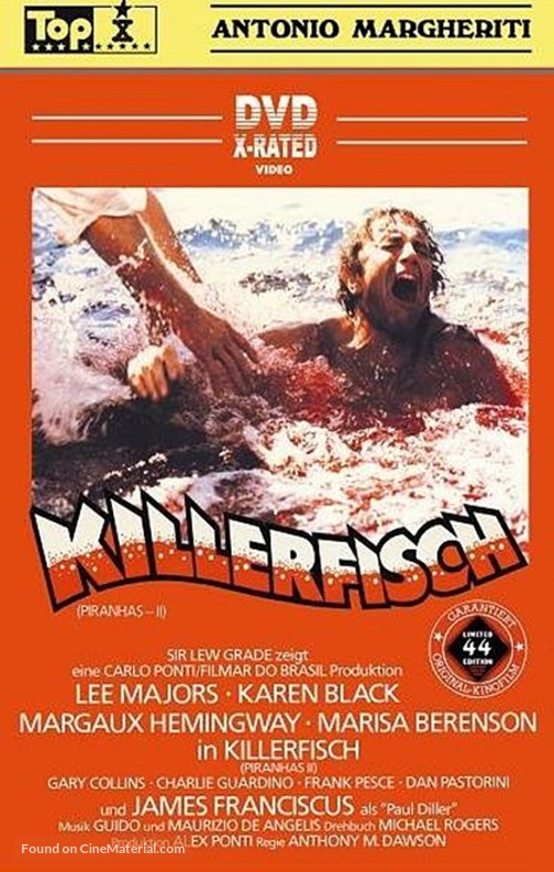 Killer Fish - German DVD movie cover