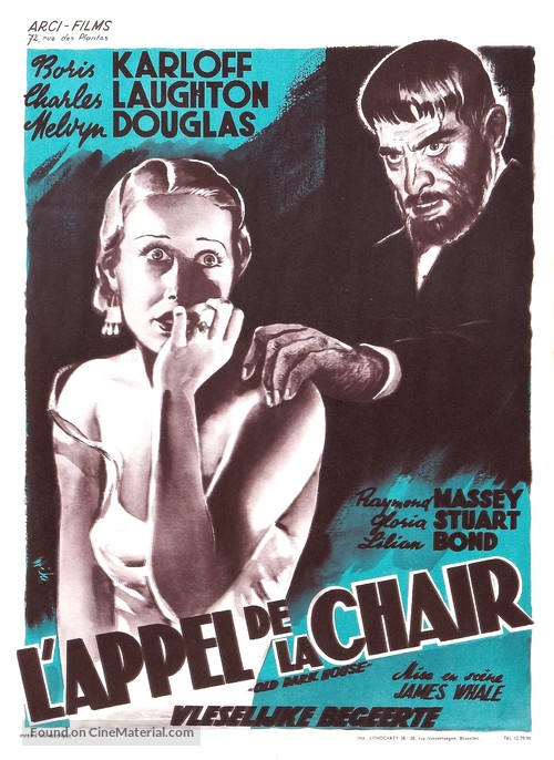 The Old Dark House - Belgian Movie Poster