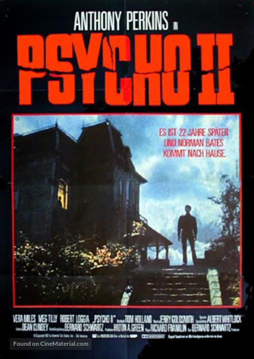 Psycho II - German Movie Poster