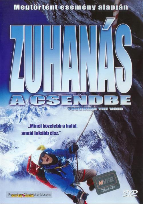 Touching the Void - Hungarian DVD movie cover