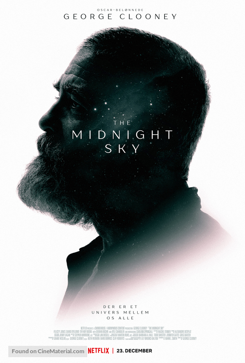 The Midnight Sky - Danish Movie Poster