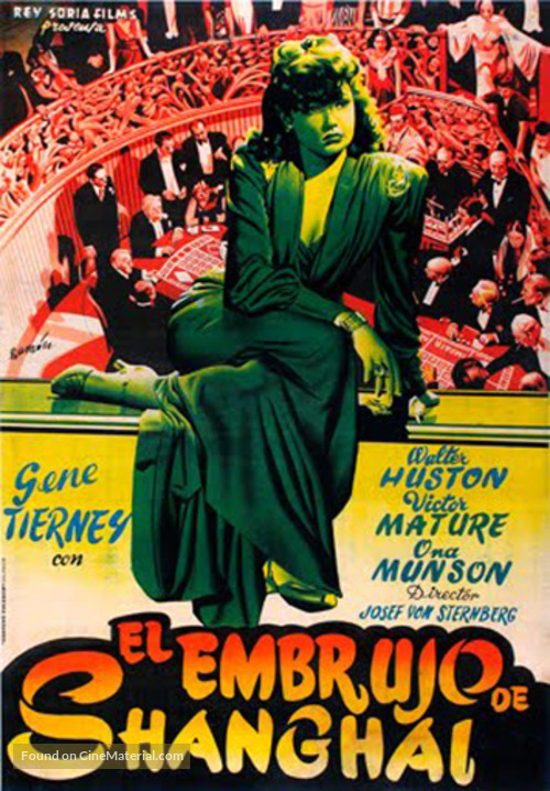 The Shanghai Gesture - Spanish Movie Poster