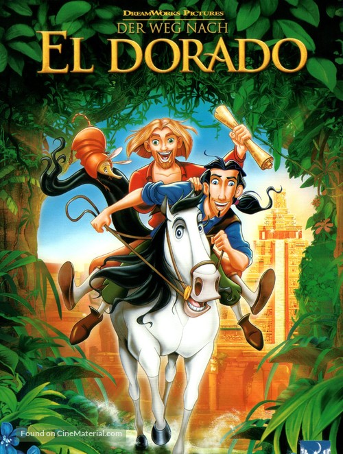 The Road to El Dorado - German DVD movie cover