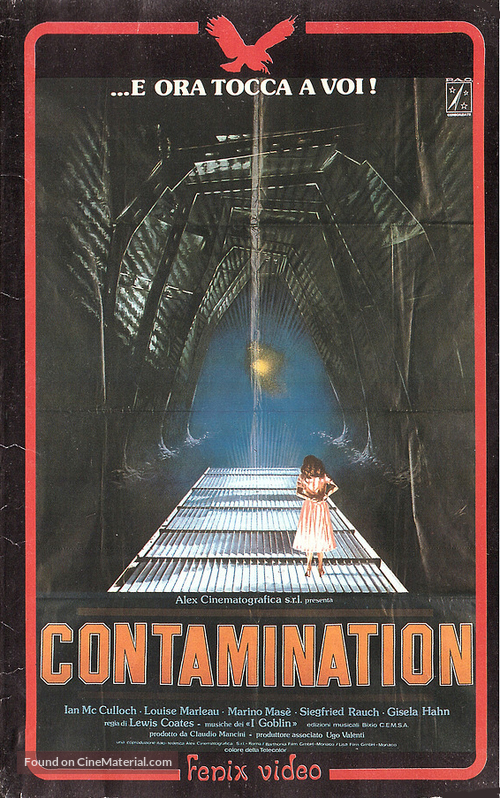 Contamination - Finnish VHS movie cover