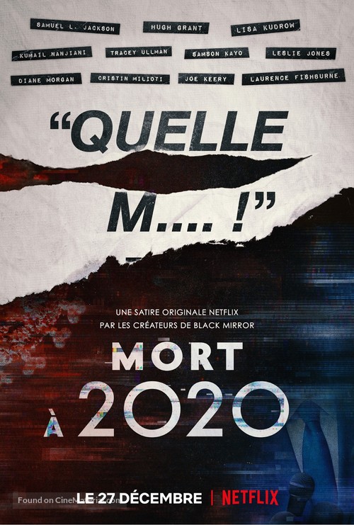 Death to 2020 - French Movie Poster
