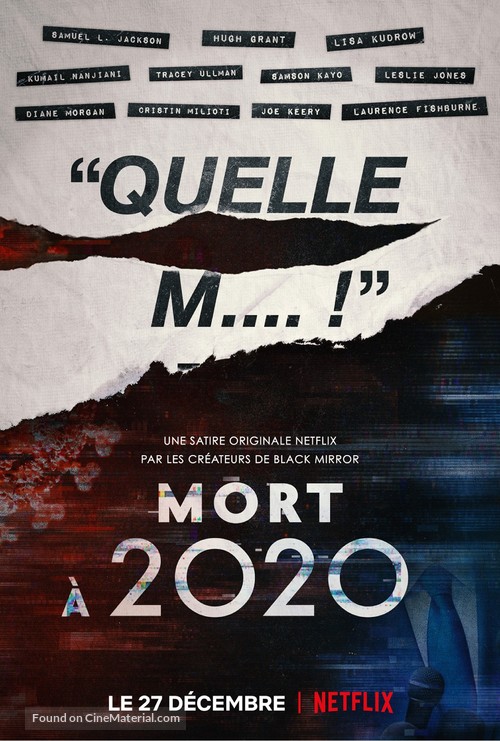 Death to 2020 - French Movie Poster