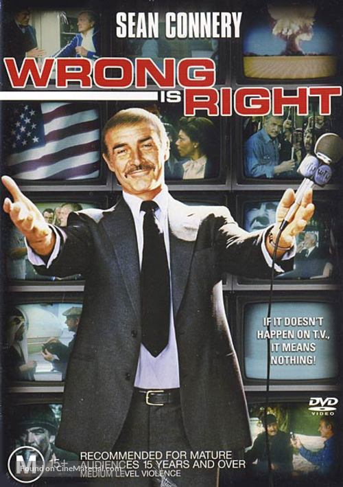 Wrong Is Right - Australian DVD movie cover