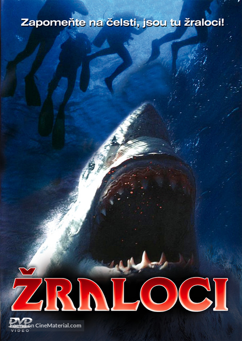 Raging Sharks - Czech DVD movie cover