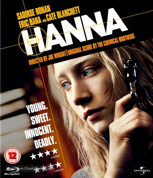 Hanna - British Blu-Ray movie cover