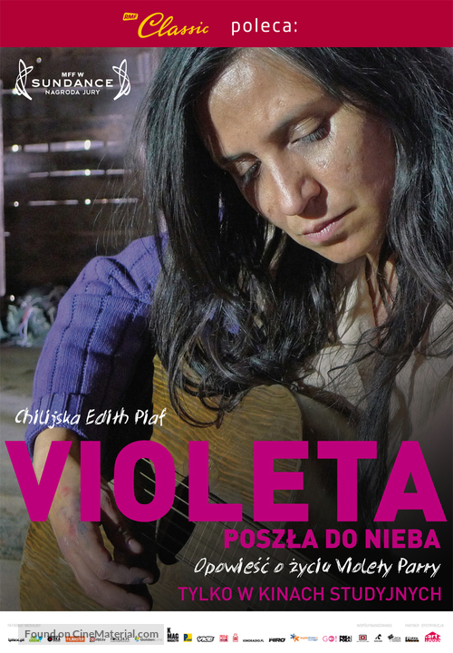 Violeta se fue a los cielos - Polish Movie Poster