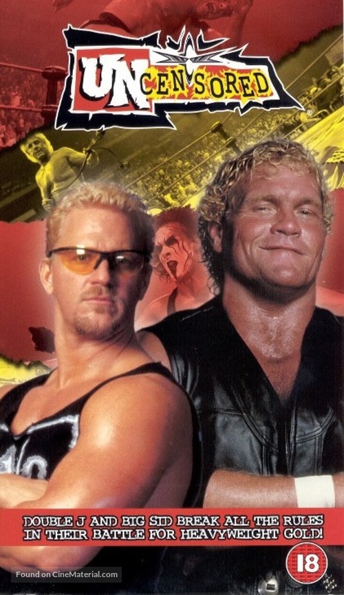 WCW Uncensored - British VHS movie cover