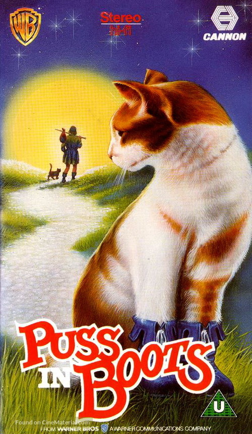 Puss in Boots - British VHS movie cover