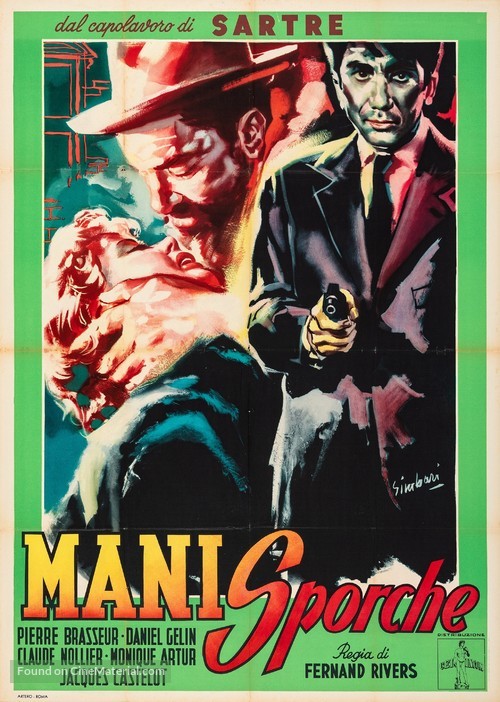 Les mains sales - Italian Movie Poster