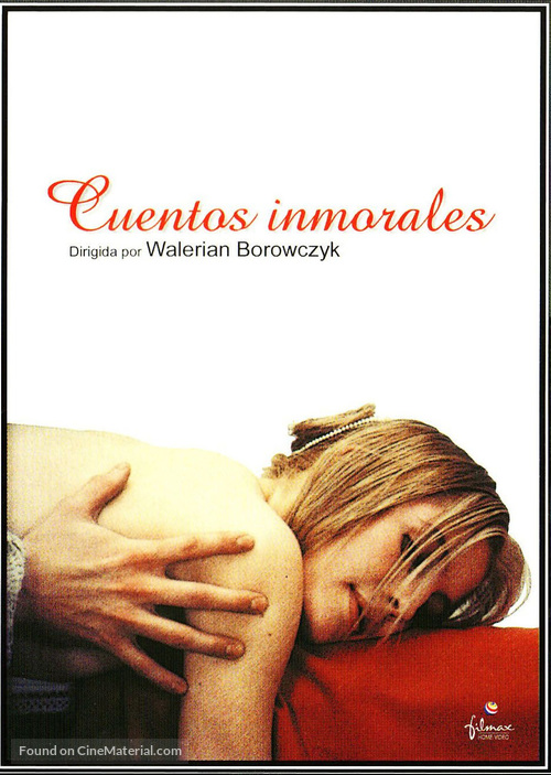 Contes immoraux - Spanish DVD movie cover