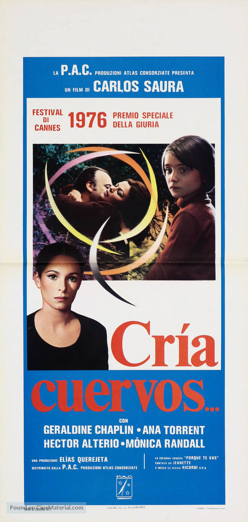 Cr&iacute;a cuervos - Italian Movie Poster