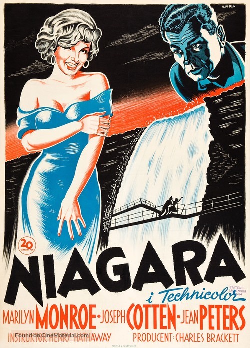 Niagara - Danish Movie Poster