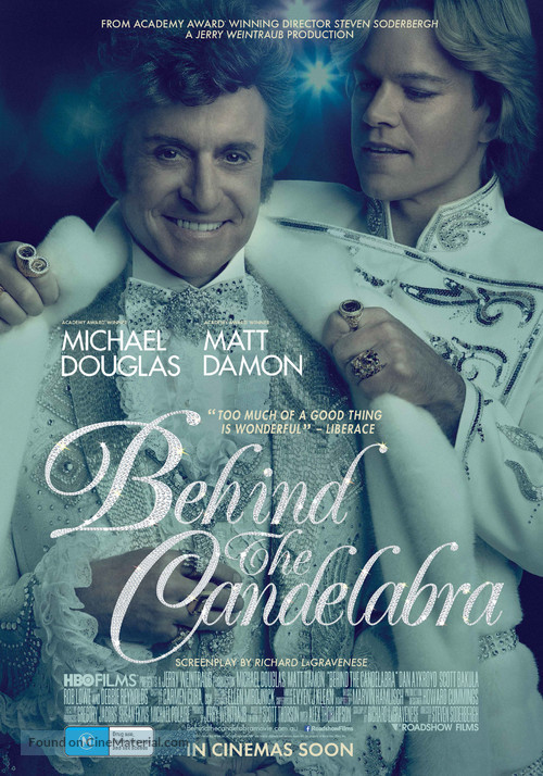 Behind the Candelabra - Australian Movie Poster