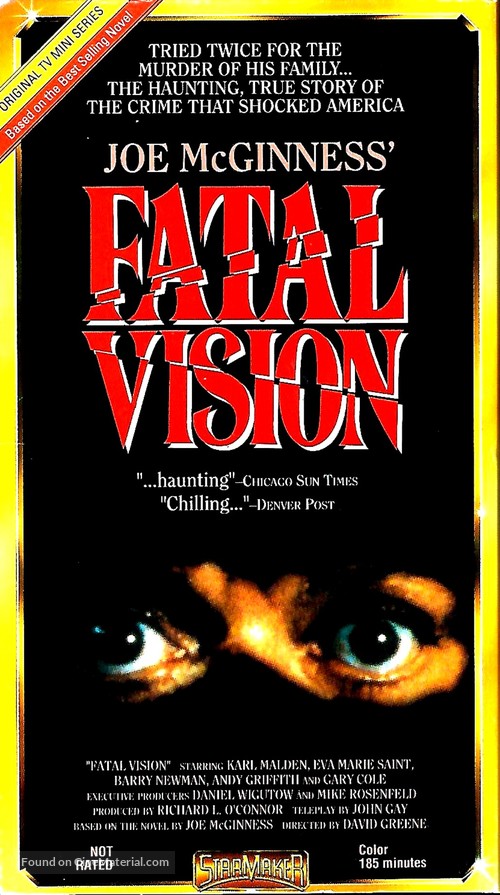 Fatal Vision - VHS movie cover