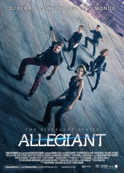 The Divergent Series: Allegiant - Italian Movie Poster
