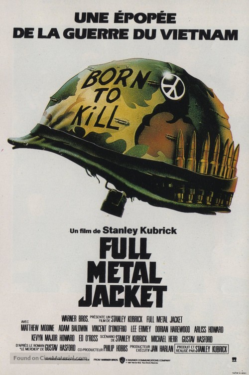 Full Metal Jacket - French Movie Poster