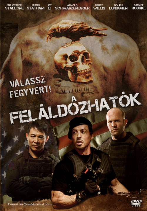 The Expendables - Hungarian Movie Cover