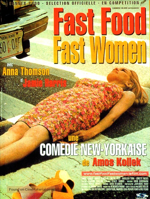 Fast Food Fast Women - French Movie Poster