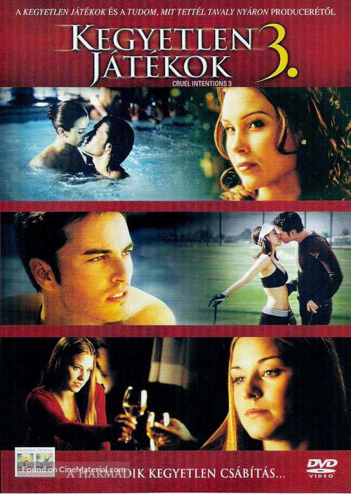 Cruel Intentions 3 - Hungarian Movie Cover