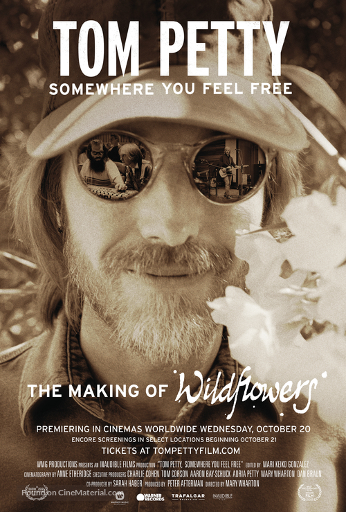 Tom Petty Somewhere You Feel Free - Movie Poster