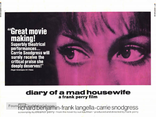 Diary of a Mad Housewife - Movie Poster