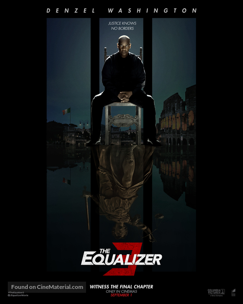 The Equalizer 3 - Irish Movie Poster